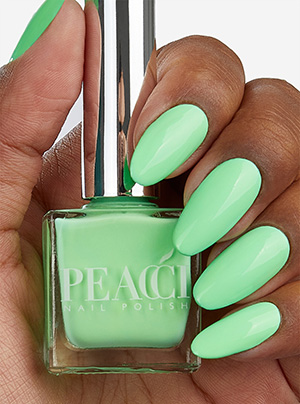 Azara Beauty Lounge - The nail color of 2021 is pistachio. Get on trend  with this versatile and fresh nail hue that looks great on all skin tones  💚 . . #green #