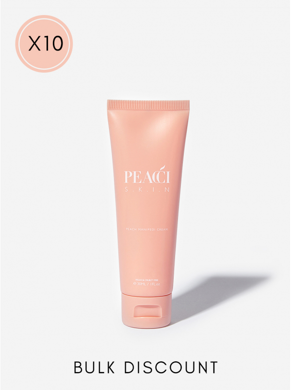10x Peach ManiPedi Cream